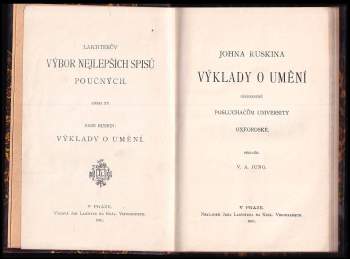 John Ruskin: Johna Ruskina Výklady o umění