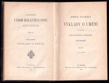 John Ruskin: Johna Ruskina Výklady o umění