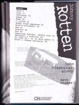 Dave Thomas: Johnny Rotten - jeho vlastními slovy
