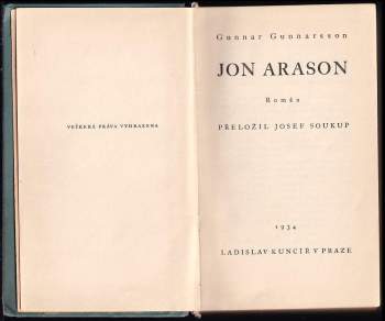Gunnar Gunnarsson: Jon Arason