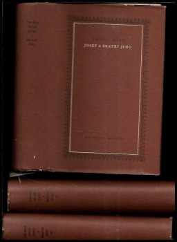 Thomas Mann: Josef a bratří jeho - 3 svazky