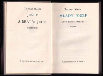 Thomas Mann: Josef a bratři jeho - Mladý Josef