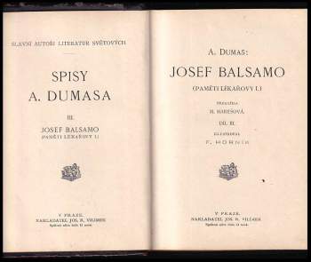 Alexandre Dumas: Josef Balsamo