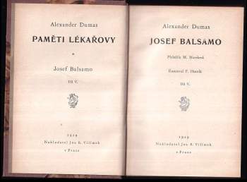 Alexandre Dumas: Josef Balsamo