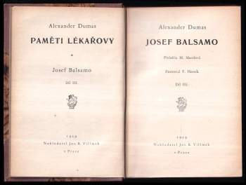 Alexandre Dumas: Josef Balsamo