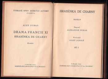 Alexandre Dumas: KOMPLET Alexandre Dumas 16X Hraběnka de Charny + Hraběnka de Charny + Hraběnka de Charny + Hraběnka de Charny + Hraběnka de Charny + Hraběnka de Charny + Josef Balsamo + Josef Balsamo + Josef Balsamo + Josef Balsamo + Josef Balsamo + Královnin náhrdelník + Královnin náhrdelník + Královnin náhrdelník + Ange Pitou + Ange Pitou