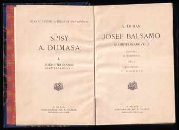 Alexandre Dumas: Josef Balsamo