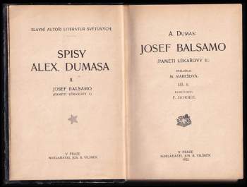 Alexandre Dumas: Josef Balsamo: Díl 1-5