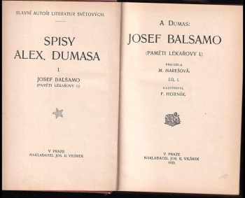 Alexandre Dumas: Josef Balsamo