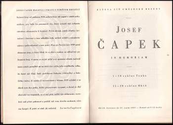 Václav Rabas: Josef Čapek in memoriam