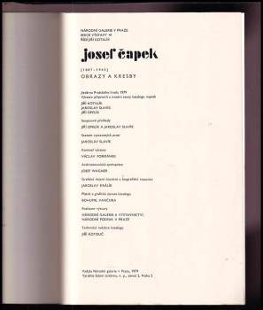 Josef Čapek: Josef Čapek