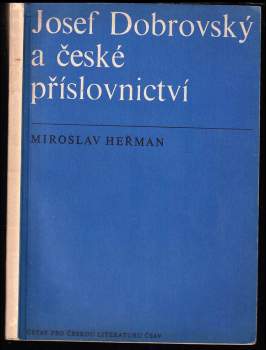 Josef Dobrovský a české příslovnictví