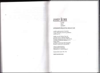 Josef Kemr : český Don Quijote