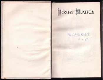 František Kožík: Josef Mánes
