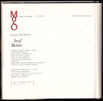 Olga Macková: Josef Mánes
