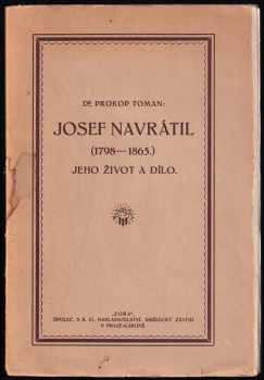 Prokop Toman: Josef Navrátil