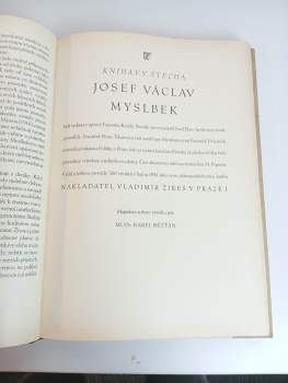 V. V Štech: Josef Václav Myslbek