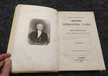 Josef Jungmann: Josefa Jungmanna Historie literatury české. Aneb: Saustawný přehled spisů českých s krátkau historií národu, oswícení a jazyka