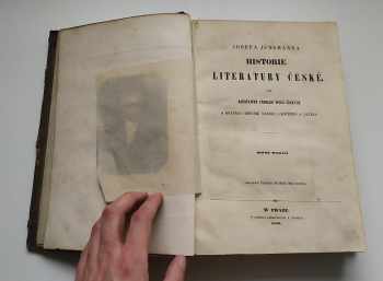 Josef Jungmann: Historie literatury české