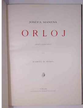 Josef Mánes: Josefa Mánesa Orloj