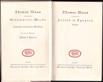 Thomas Mann: Joseph in Ägypten. Roman.