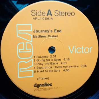 Matthew Fisher: Journey's End