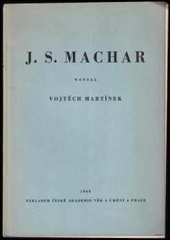 Vojtěch Martínek: J.S. Machar