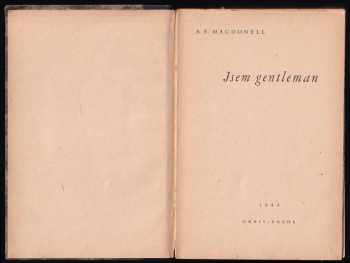 A. G Macdonell: Jsem gentleman