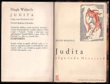 Hugh Walpole: Judita