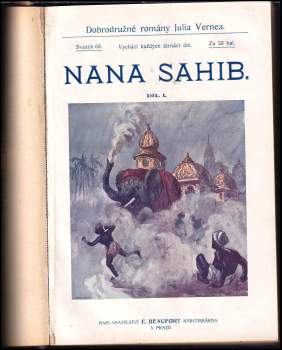 Jules Verne: Jules Verne- dOBRODRUŽNÉ ROMÁNY: sV. 66-70 (Paličatý Kéraban + Paličatý Kéraban + Nana Sahib + Nana Sahib + Dobrodružství 3 Rusův a 3 Angličanů v jižní Africe)