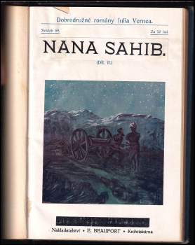 Jules Verne: Jules Verne- dOBRODRUŽNÉ ROMÁNY: sV. 66-70 (Paličatý Kéraban + Paličatý Kéraban + Nana Sahib + Nana Sahib + Dobrodružství 3 Rusův a 3 Angličanů v jižní Africe)