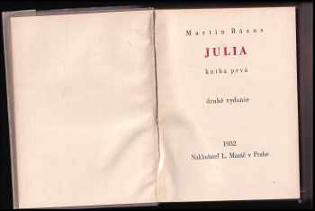 Martin Rázus: Julia