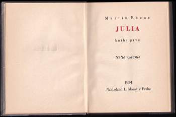 Martin Rázus: Julia