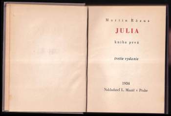Martin Rázus: Julia