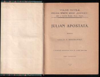 Dmitrij Sergejevič Merežkovskij: Julian Apostata