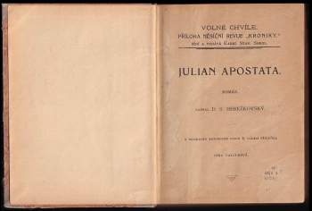 Dmitrij Sergejevič Merežkovskij: Julian Apostata