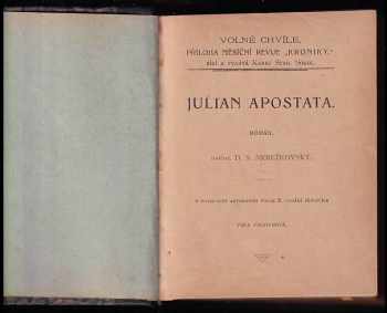 Dmitrij Sergejevič Merežkovskij: Julian Apostata