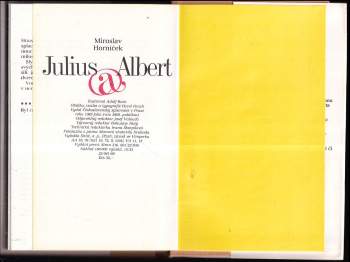 Miroslav Horníček: Julius a Albert