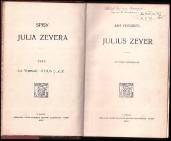 Jan Voborník: Julius Zeyer