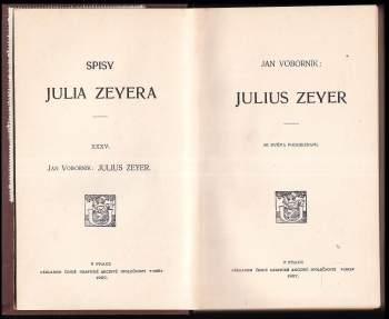 Jan Voborník: Julius Zeyer