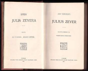 Jan Voborník: Julius Zeyer