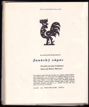 Mária Rázusová-Martáková: Junácký zápas