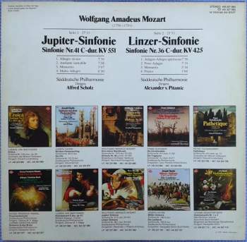 Wolfgang Amadeus Mozart: Jupiter-Sinfonie Nr.41 C-dur, KV 551 / Linzer-Sinfonie Nr.36 C-dur, KV 425