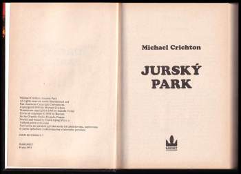 Michael Crichton: Jurský park