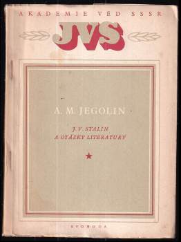 J.V. Stalin a otázky literatury