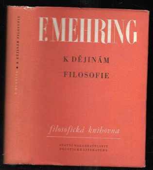 Franz Mehring: K dějinám filosofie