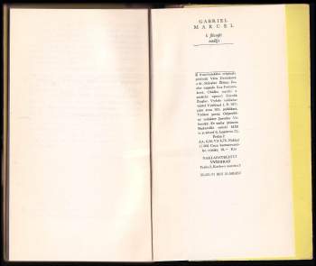 Gabriel Marcel: K filosofii naděje