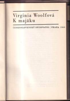 Virginia Woolf: K majáku
