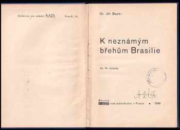 Jiří Baum: K neznámým břehům Brasilie