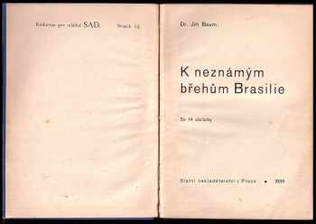 Jiří Baum: K neznámým břehům Brasilie
